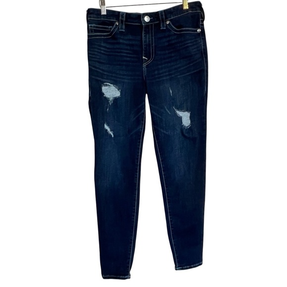 True Religion Halle Skinny Jeans Distressed Women’s Size 30 - Picture 1 of 15